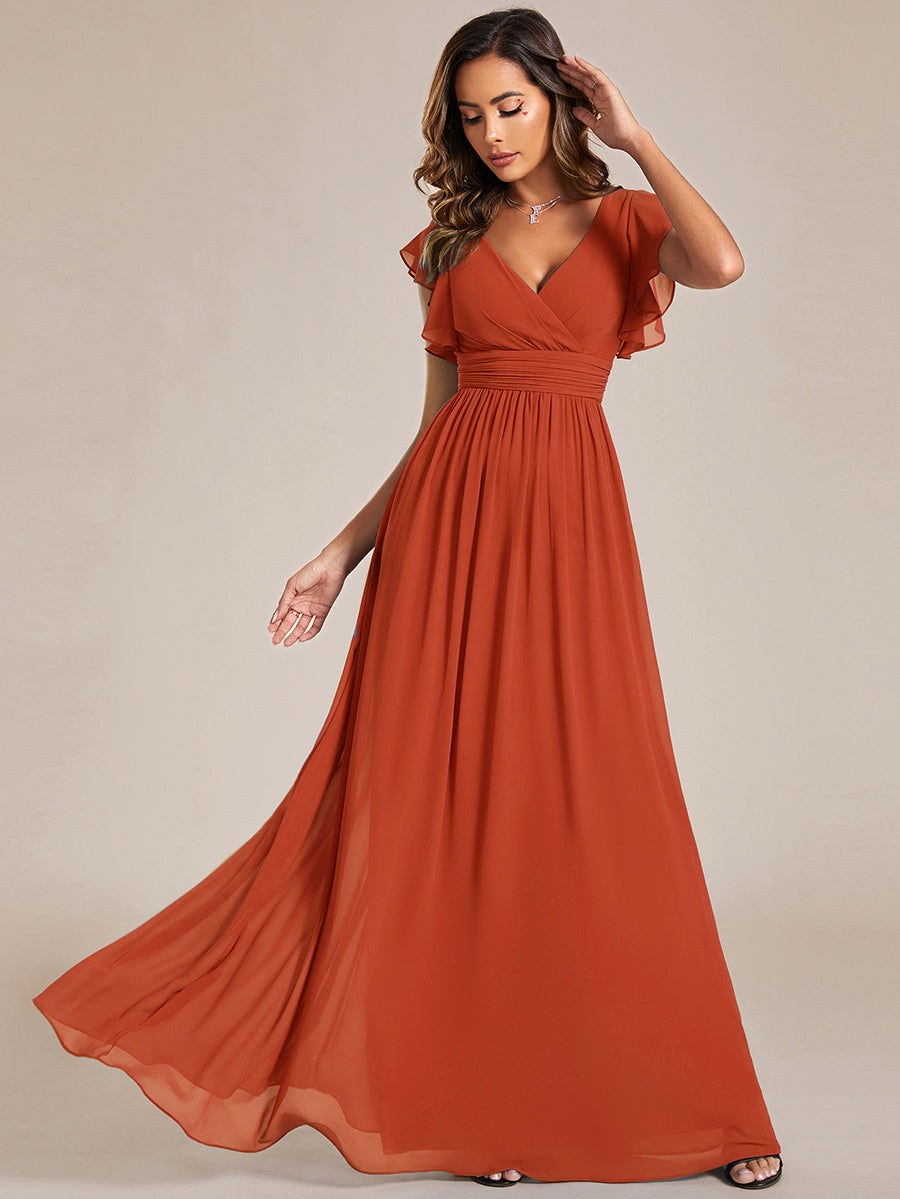 LILYANA™ | Vestido de Dama de Honor en Gasa Elegante