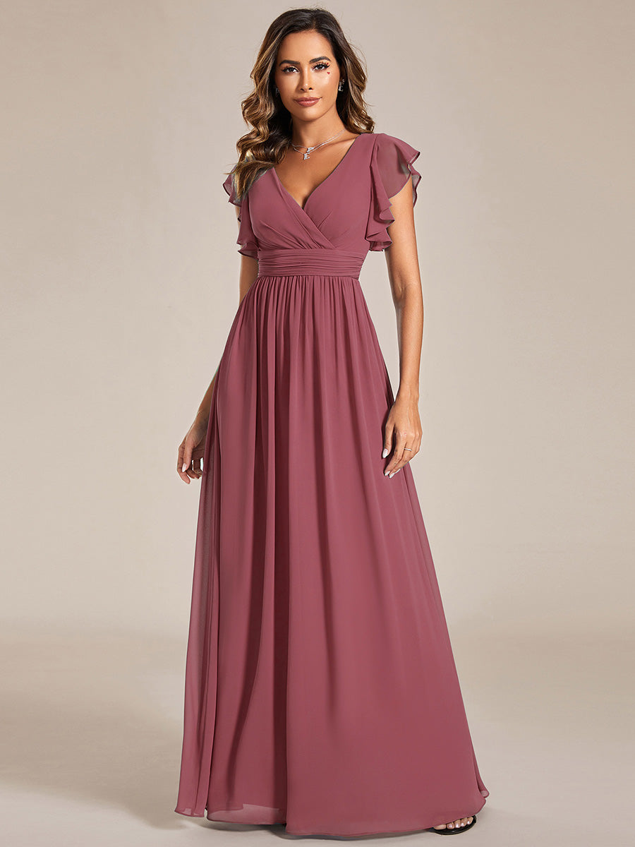 LILYANA™ | Vestido de Dama de Honor en Gasa Elegante