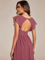 LILYANA™ | Abito da Damigella in Chiffon Elegante