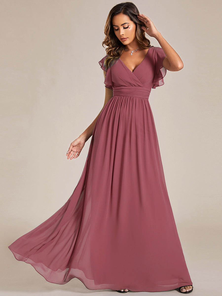 LILYANA™ | Vestido de Dama de Honor en Gasa Elegante