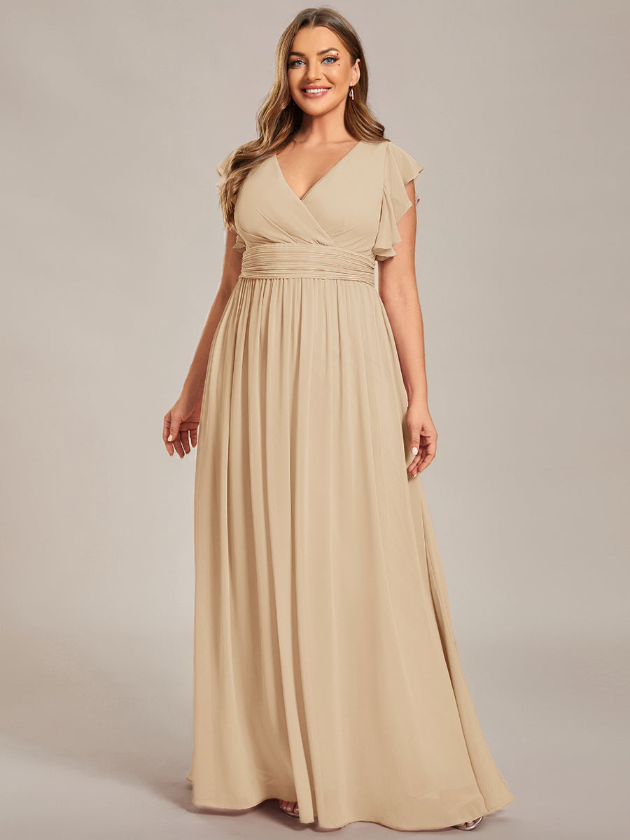 LILYANA™ | Vestido de Dama de Honor en Gasa Elegante