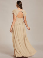 LILYANA™ | Abito da Damigella in Chiffon Elegante