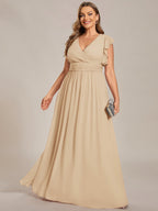 LILYANA™ | Abito da Damigella in Chiffon Elegante