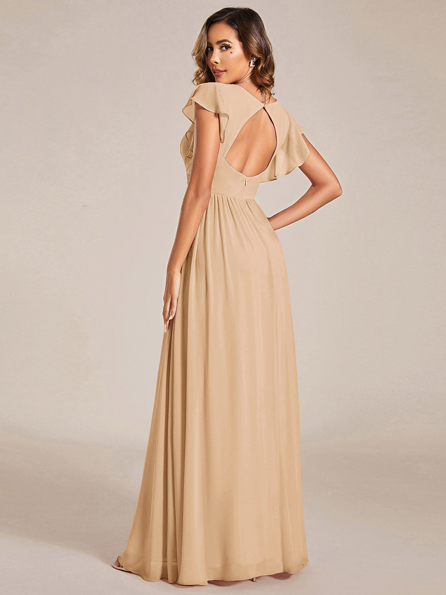 LILYANA™ | Vestido de Dama de Honor en Gasa Elegante