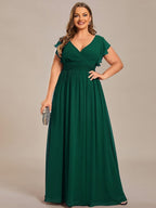 LILYANA™ | Abito da Damigella in Chiffon Elegante