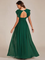 LILYANA™ | Abito da Damigella in Chiffon Elegante