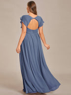 LILYANA™ | Abito da Damigella in Chiffon Elegante