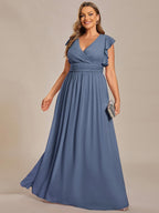 LILYANA™ | Abito da Damigella in Chiffon Elegante