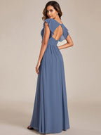 LILYANA™ | Abito da Damigella in Chiffon Elegante