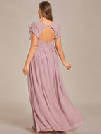 LILYANA™ | Abito da Damigella in Chiffon Elegante