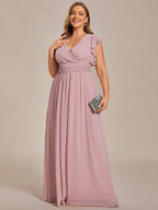 LILYANA™ | Abito da Damigella in Chiffon Elegante