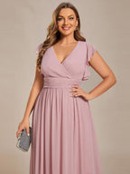 LILYANA™ | Abito da Damigella in Chiffon Elegante