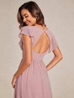 LILYANA™ | Abito da Damigella in Chiffon Elegante