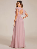 LILYANA™ | Abito da Damigella in Chiffon Elegante