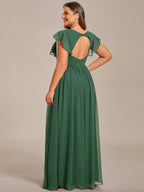 LILYANA™ | Abito da Damigella in Chiffon Elegante