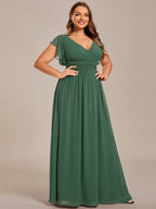 LILYANA™ | Abito da Damigella in Chiffon Elegante