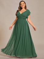 LILYANA™ | Abito da Damigella in Chiffon Elegante