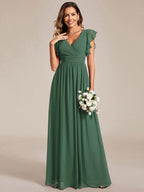 LILYANA™ | Abito da Damigella in Chiffon Elegante