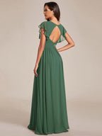 LILYANA™ | Abito da Damigella in Chiffon Elegante