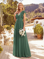 LILYANA™ | Abito da Damigella in Chiffon Elegante