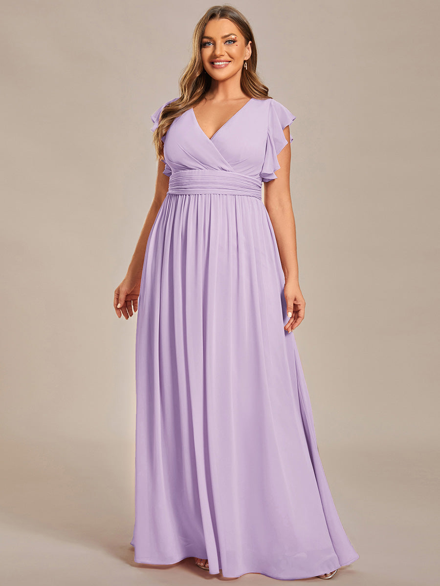 LILYANA™ | Vestido de Dama de Honor en Gasa Elegante