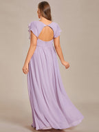 LILYANA™ | Abito da Damigella in Chiffon Elegante