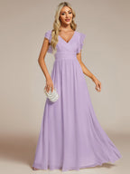 LILYANA™ | Abito da Damigella in Chiffon Elegante