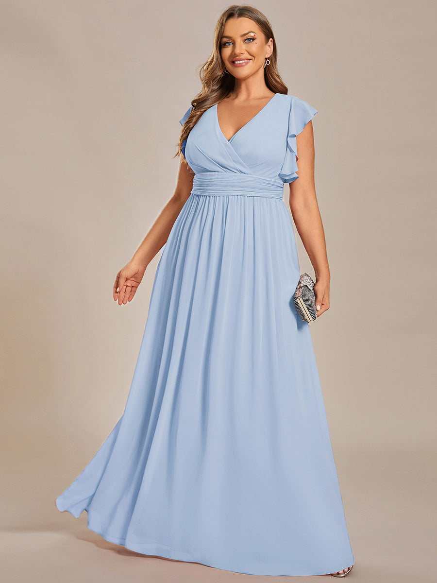 LILYANA™ | Vestido de Dama de Honor en Gasa Elegante