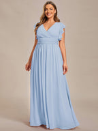 LILYANA™ | Abito da Damigella in Chiffon Elegante