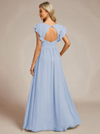 LILYANA™ | Abito da Damigella in Chiffon Elegante