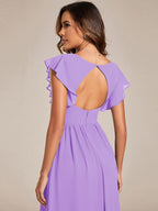 LILYANA™ | Abito da Damigella in Chiffon Elegante