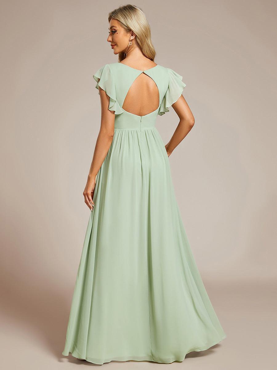 LILYANA™ | Vestido de Dama de Honor en Gasa Elegante