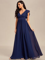 LILYANA™ | Abito da Damigella in Chiffon Elegante