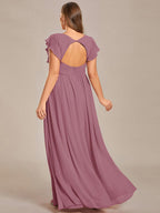 LILYANA™ | Abito da Damigella in Chiffon Elegante