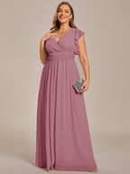 LILYANA™ | Abito da Damigella in Chiffon Elegante