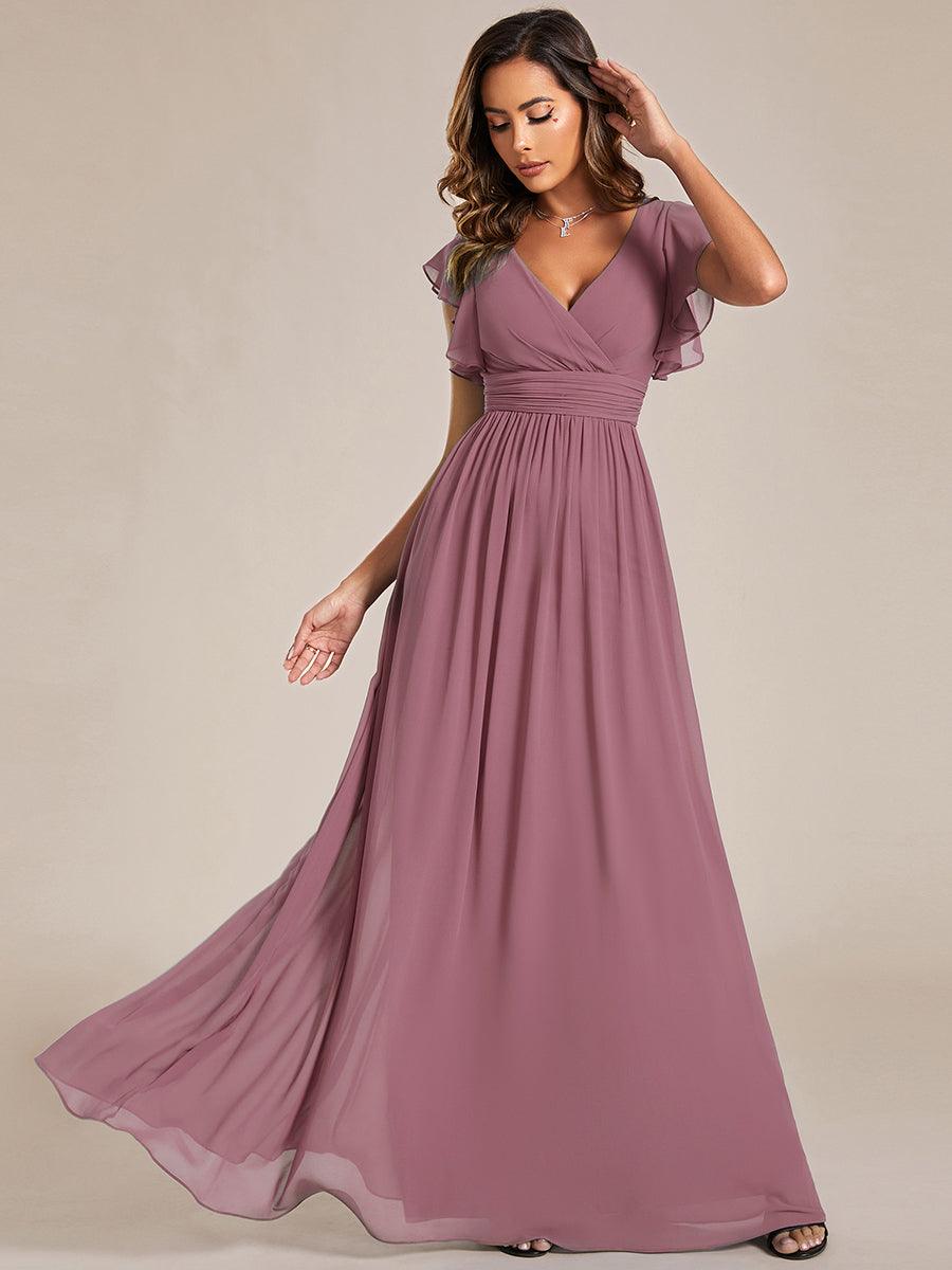 LILYANA™ | Vestido de Dama de Honor en Gasa Elegante