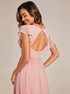 LILYANA™ | Abito da Damigella in Chiffon Elegante
