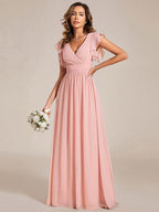 LILYANA™ | Abito da Damigella in Chiffon Elegante