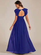 LILYANA™ | Abito da Damigella in Chiffon Elegante