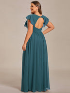 LILYANA™ | Abito da Damigella in Chiffon Elegante