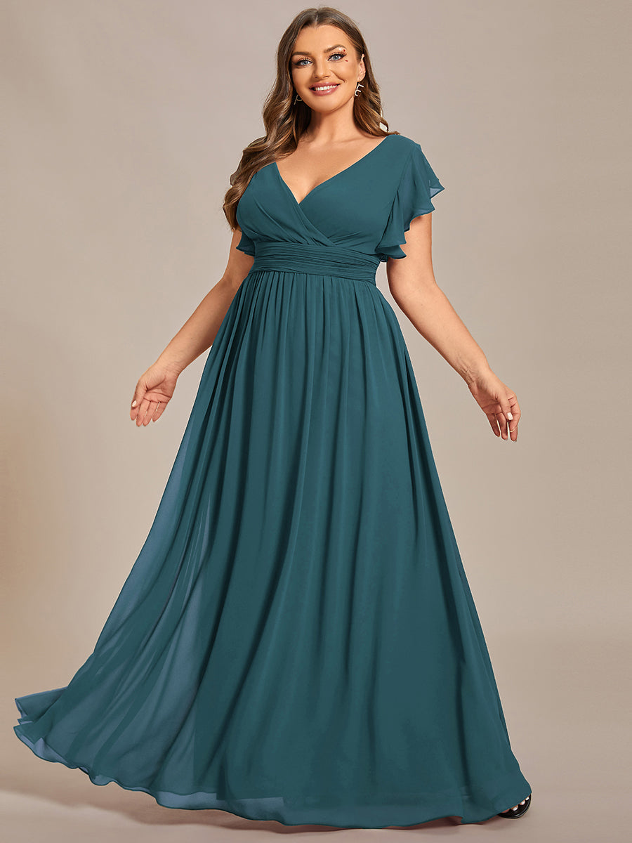 LILYANA™ | Vestido de Dama de Honor en Gasa Elegante