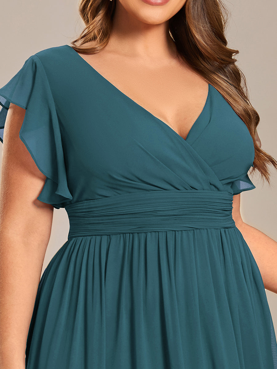 LILYANA™ | Vestido de Dama de Honor en Gasa Elegante