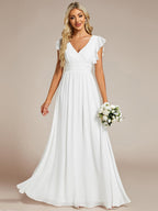 LILYANA™ | Abito da Damigella in Chiffon Elegante