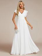LILYANA™ | Abito da Damigella in Chiffon Elegante