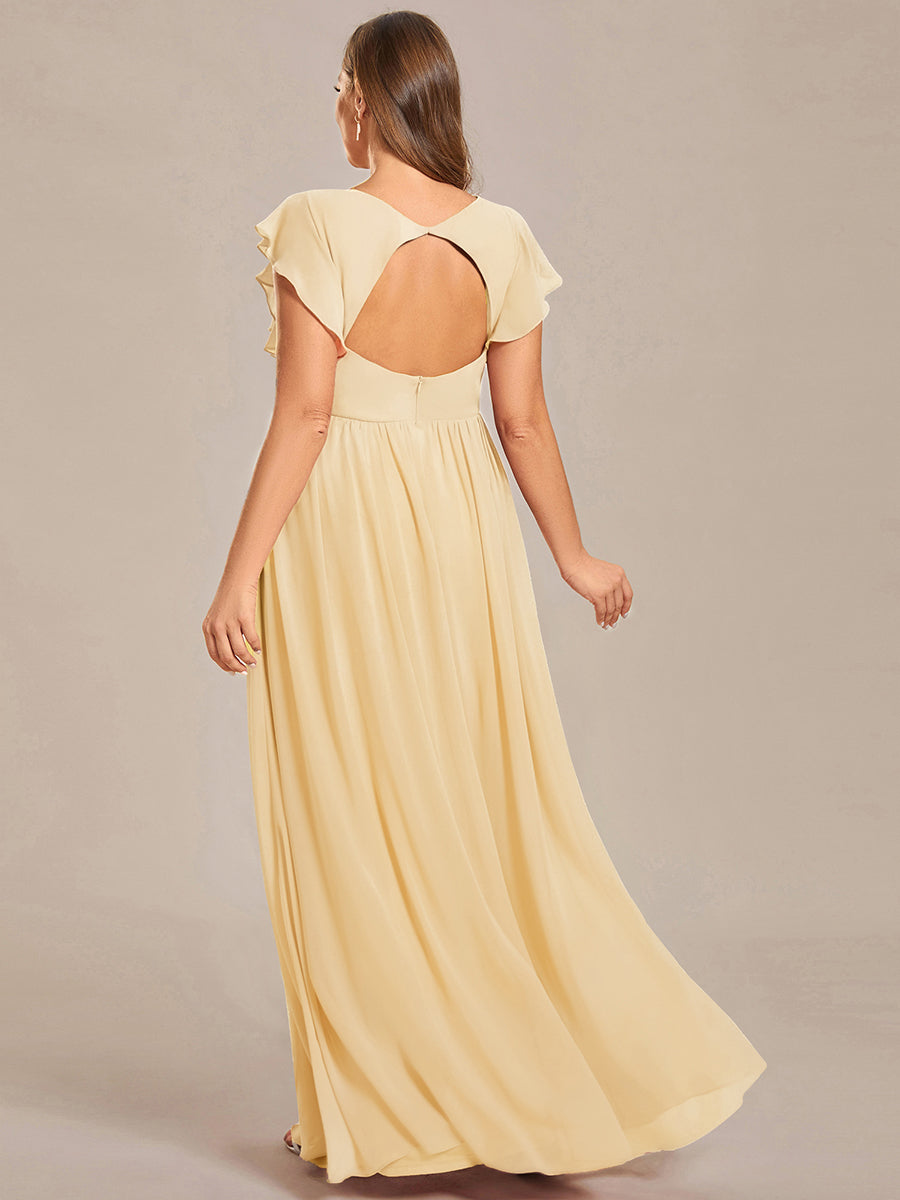 LILYANA™ | Vestido de Dama de Honor en Gasa Elegante
