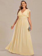 LILYANA™ | Abito da Damigella in Chiffon Elegante
