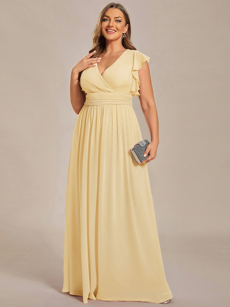 LILYANA™ | Vestido de Dama de Honor en Gasa Elegante