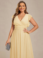 LILYANA™ | Abito da Damigella in Chiffon Elegante