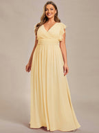 LILYANA™ | Abito da Damigella in Chiffon Elegante