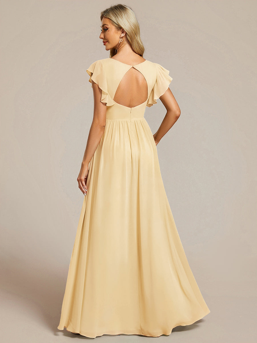 LILYANA™ | Vestido de Dama de Honor en Gasa Elegante